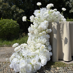 White Rose Romantic Garland