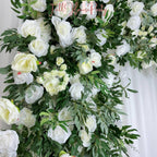 US Seller---W8Ft x H8.53Ft Rollable Artificial  roses and green plants Arch Wedding Decoration, Flower Arch Wedding, Backdrop  Archway Party