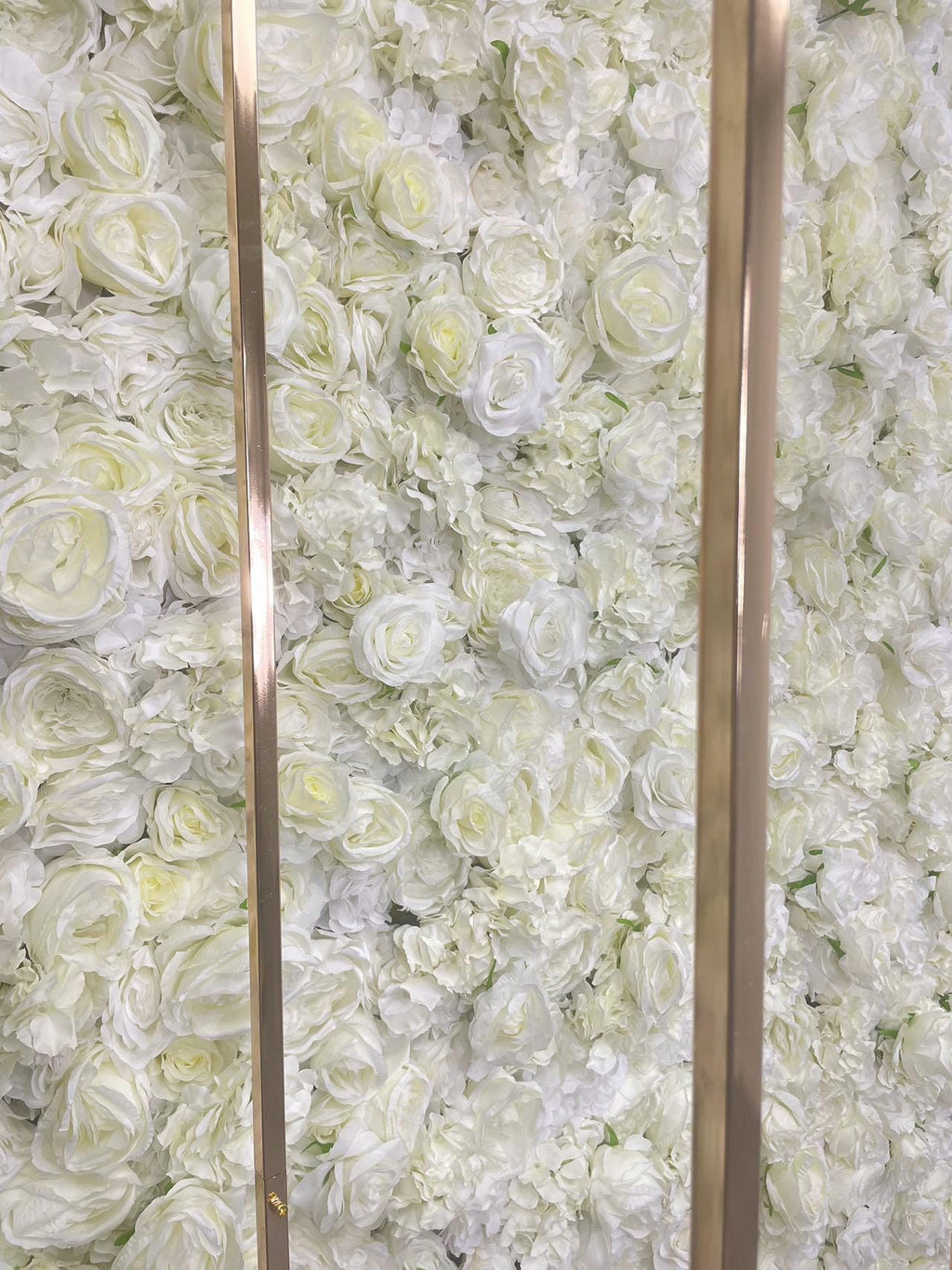 2 Piece  - 6.5ft Square Gold-Plated Floral Background Stand, Wedding Arch, Background Frame, Bridal Wedding Background