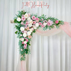 ??et this realistic silk flower arch be the centerpiece of your wedding celebration ??. The timeless color palette and graceful design bring sophistication and charm to your special day