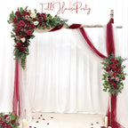 ??ransform your ceremony with this exquisite silk flower arch ??. Designed as the perfect wedding backdrop