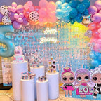 Metal Cylinder Stands for Party, 5Pcs/Set Large White Cylindros Para Fiestas Redondos Blancos, Elegant Cylinder Stand for Event Decorations