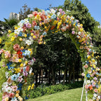 US Seller ??Wildflower-Inspired Spring Wedding Flowers, Artificial Floral Table Runner, Rustic Flower Row D?cor for Wedding Aisle