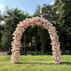 US Seller | Blush Pink Rose Wedding Arch Flowers, Artificial Floral Runner, Table Centerpiece & Flower Row D?cor for Parties  Events