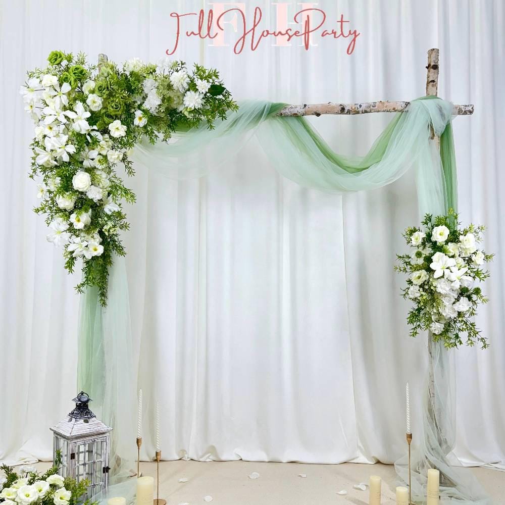 ??levate your wedding decor with this high-quality artificial flower arch ??. Whether used for a ceremony arch or reception decor