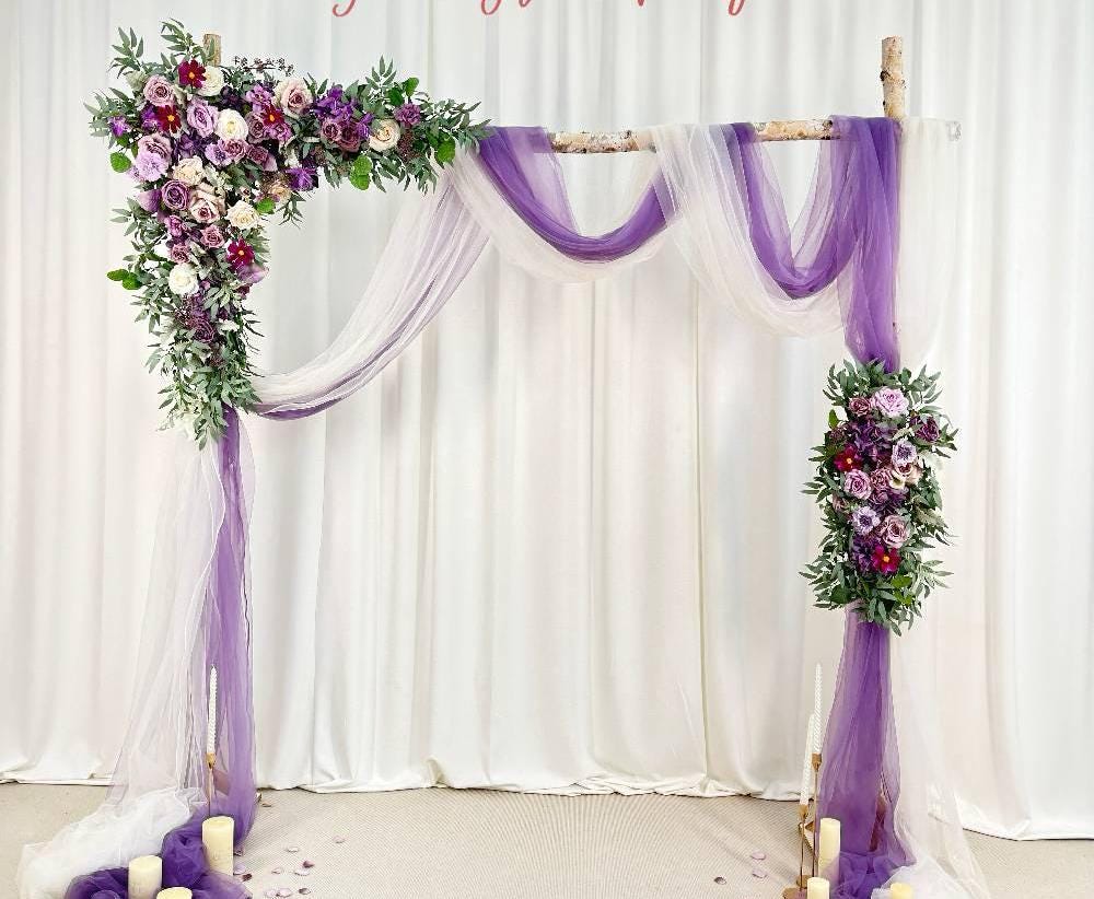 ??ransform your special day with this high-quality silk flower arch ??. Whether used indoors or outdoors