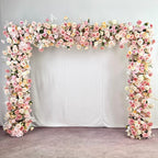 Blush Pink Rose & Wildflower Garland: Wedding Table Centerpiece