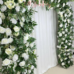 Forest Style White Blossom Square Arch