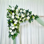 ??levate your wedding decor with this high-quality artificial flower arch ??. Whether used for a ceremony arch or reception decor