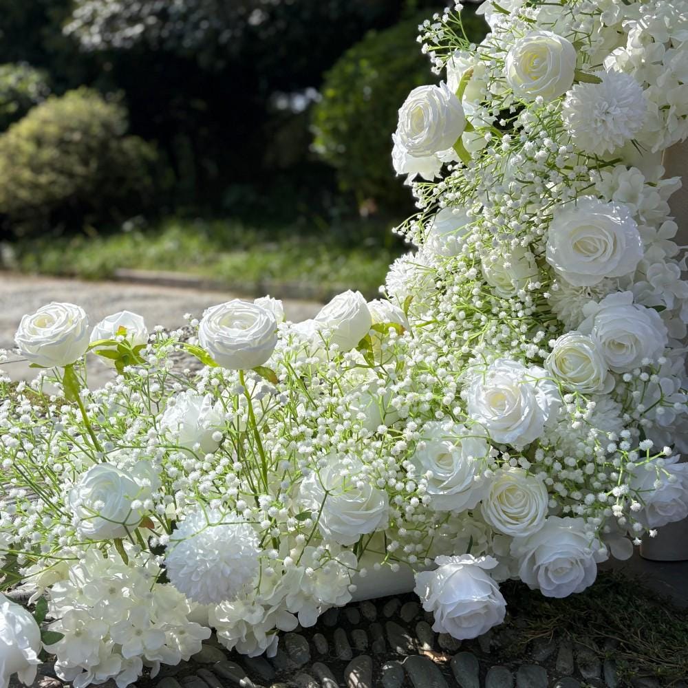 US Seller ??Baby?? Breath Garland, Wedding Arch D?cor, Table Flower Runner, Centerpiece Garland, Floral Row for Wedding Aisle