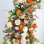 US Seller ??Fall Wedding Arch Flowers, Rustic Pastoral Floral Arrangement for Ceremony, Columns & Party Backdrop D?cor