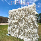 8x8 Rose Flower Wall Backdrop: Wedding, Bridal Shower Photo Booth