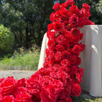 US Seller/ Burgundy Red Rose Wedding Arch, Artificial Floral Table Arrangement, Garland, Flower Row Decoration  Wedding Table Center Piece