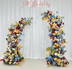 U.S. Local Stock -Wildflower-Inspired Spring and Summer Wedding Arch D?cor.Wedding Archway Artificial  Rose  Archway,Flower Row Arrrangement