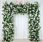 Forest Style White Blossom Square Arch