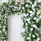 US Seller---W8Ft x H8.53Ft Rollable Artificial  roses and green plants Arch Wedding Decoration, Flower Arch Wedding, Backdrop  Archway Party