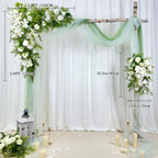 ??levate your wedding decor with this high-quality artificial flower arch ??. Whether used for a ceremony arch or reception decor