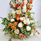 US Seller ??Fall Wedding Arch Flowers, Rustic Pastoral Floral Arrangement for Ceremony, Columns & Party Backdrop D?cor