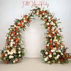 US Seller ??Fall Wedding Arch Flowers, Rustic Pastoral Floral Arrangement for Ceremony, Columns & Party Backdrop D?cor