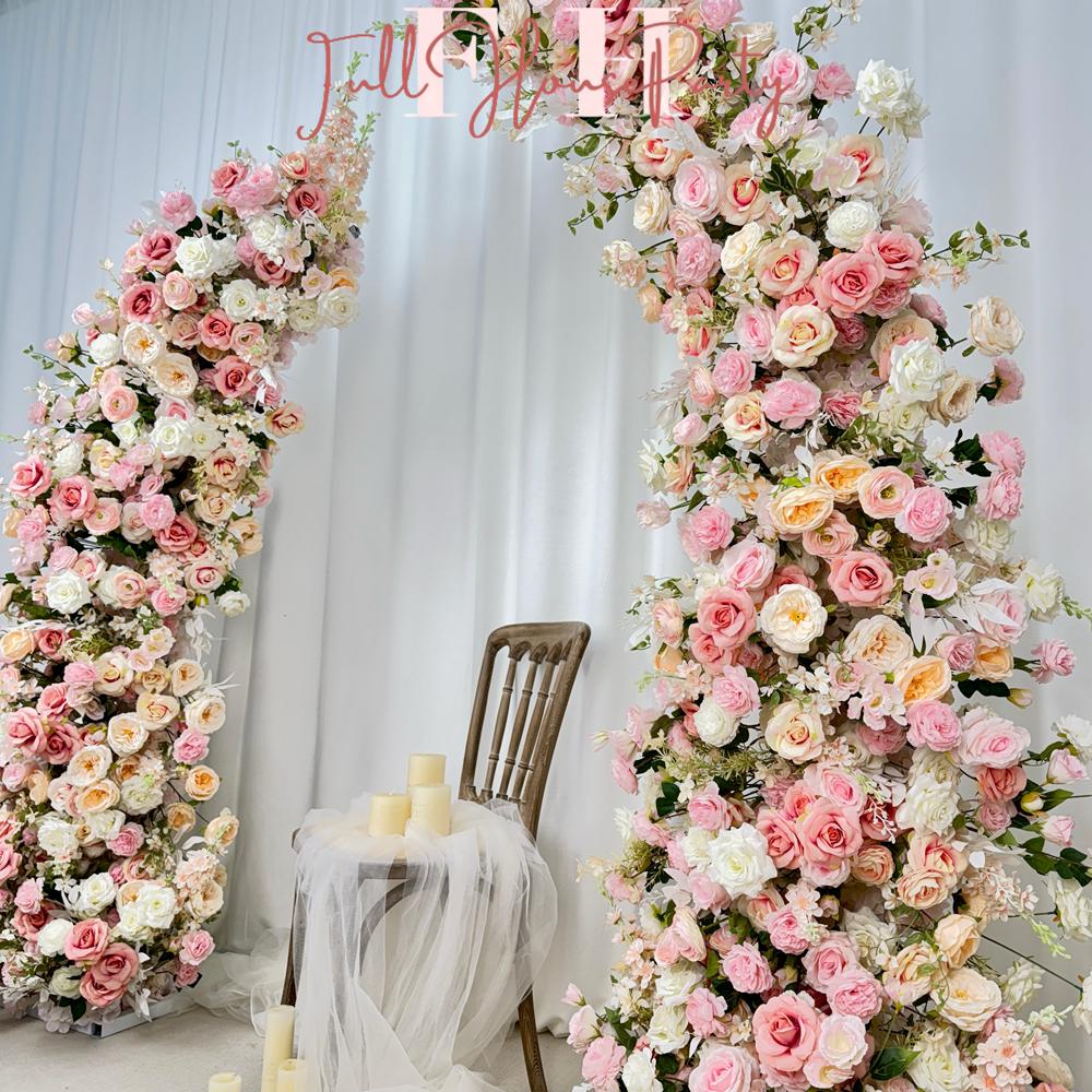 US seller---Blush Pink Wedding Arch Flowers ??Spring-Inspired Floral Arrangement for Ceremony Arches, Columns & Backdrops