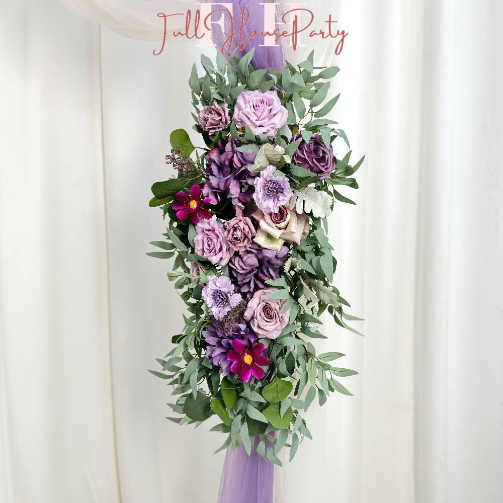 ??ransform your special day with this high-quality silk flower arch ??. Whether used indoors or outdoors