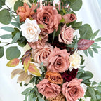 ??et this realistic silk flower arch be the centerpiece of your wedding celebration ??. The timeless color palette and graceful design bring sophistication and charm to your special day