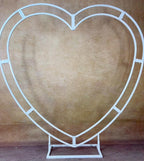 US Seller-(7.2 ft ? 7.2 ft)-5D Luxury Red Heart-Shaped Floral Arch??Romantic Wedding Backdrop, Proposal Decoration, Engagement Event Display