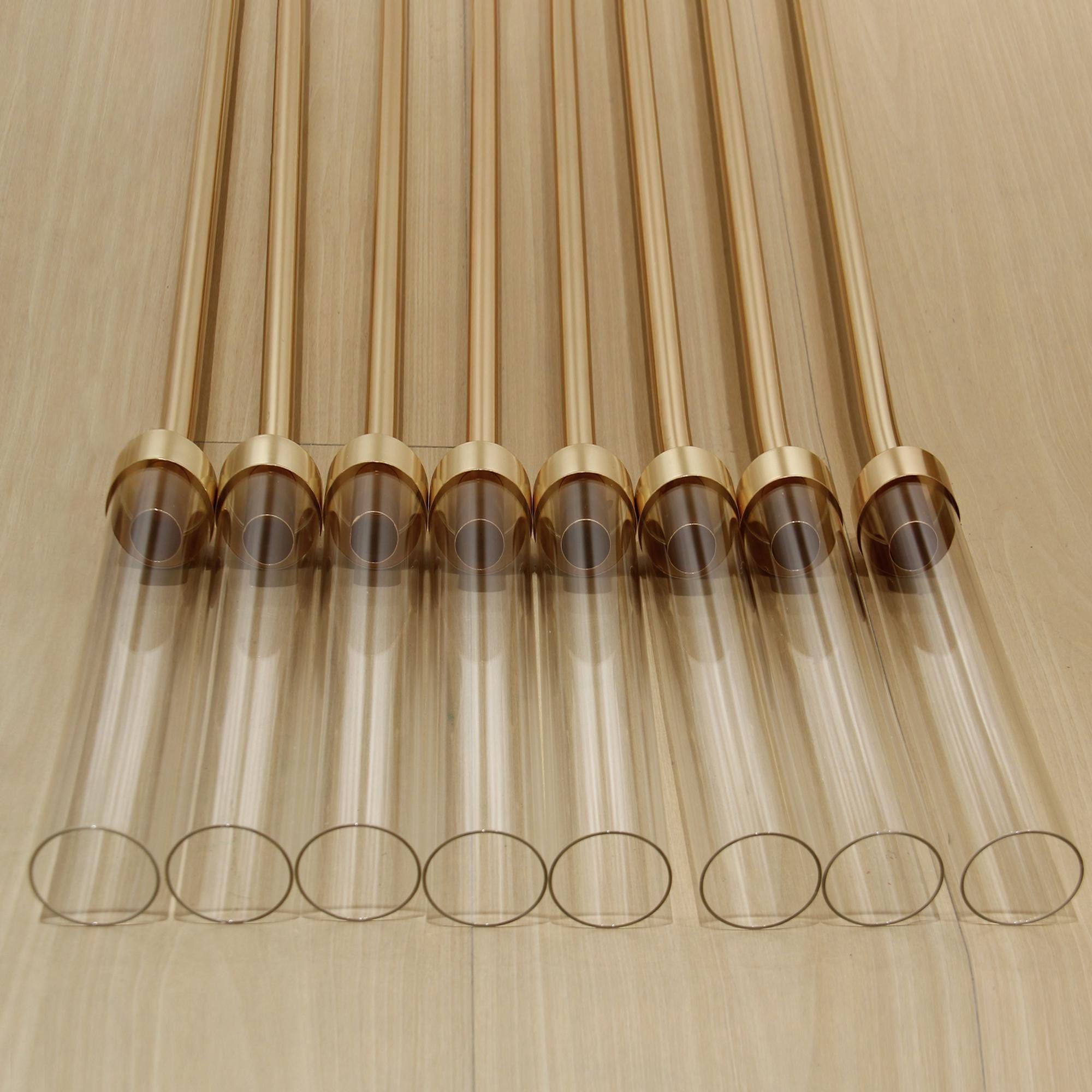 50''-Gold 8 Arm Metal  Candle Holder, Tall Stand Glass Candles, Candle Holders, Wedding, Shower Party, Event Table Centerpiece