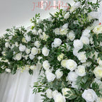 US Seller---W8Ft x H8.53Ft Rollable Artificial  roses and green plants Arch Wedding Decoration, Flower Arch Wedding, Backdrop  Archway Party