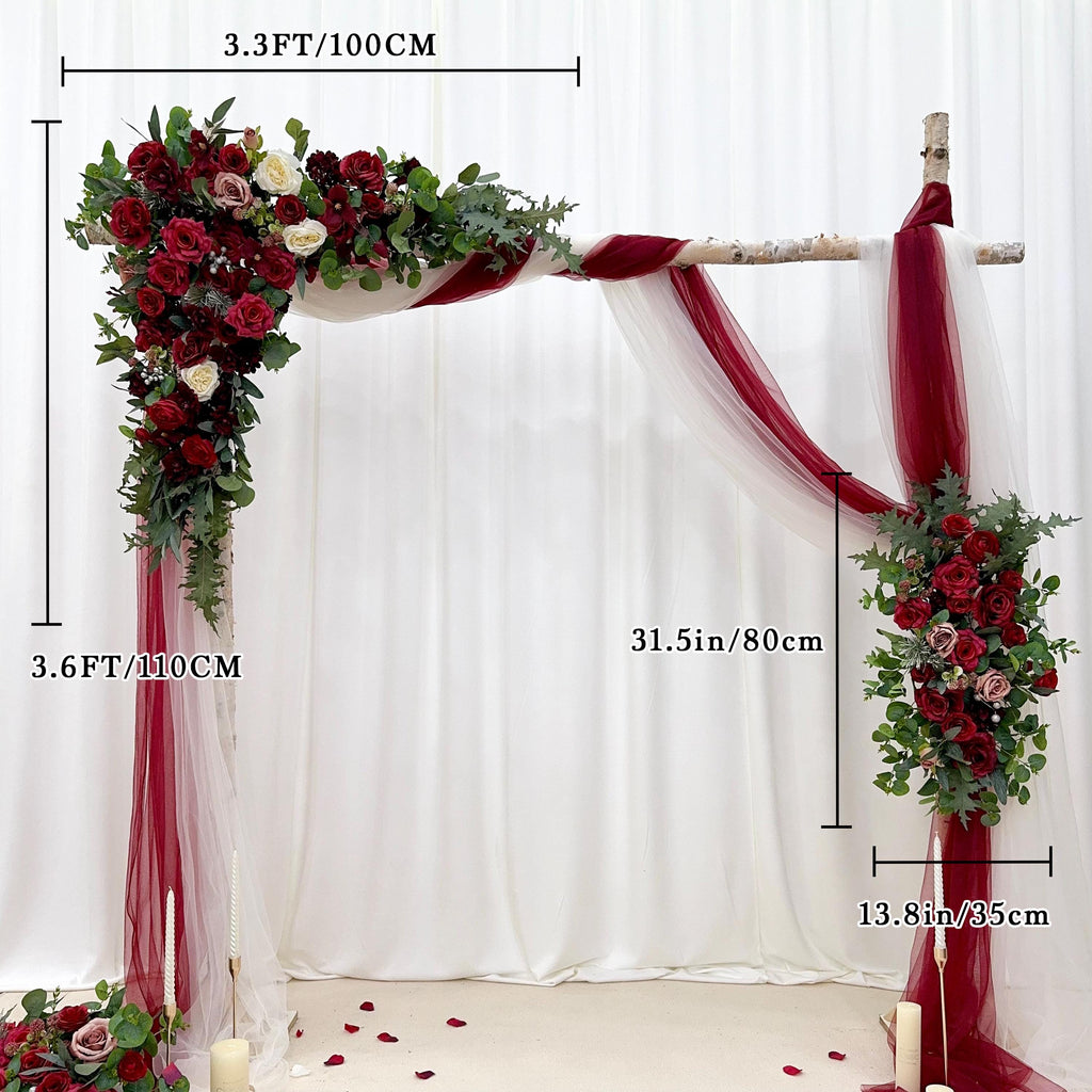 ??ransform your ceremony with this exquisite silk flower arch ??. Designed as the perfect wedding backdrop