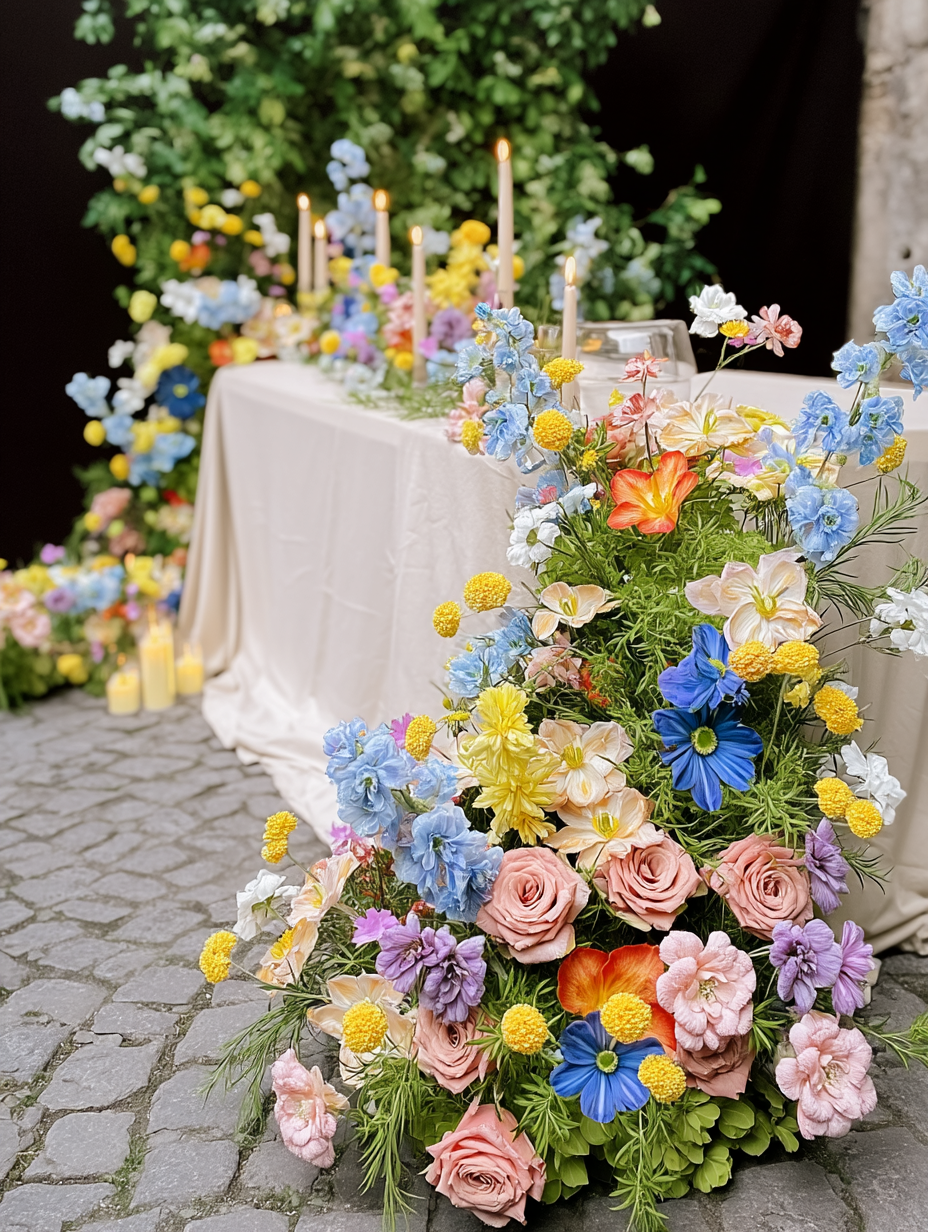Boho Style Floral Garland